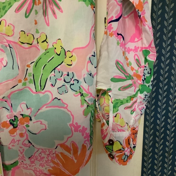 Lilly Pulitzer For Target Long Sleeve Button Down Top Size Small - Picture 7 of 16